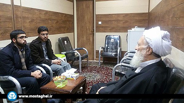 دیدار دبیران تشکیلات و سیاسی اتحادیه انجمن های اسلامی دانشجویان مستقل با آیت الله موحدی کرمانی
